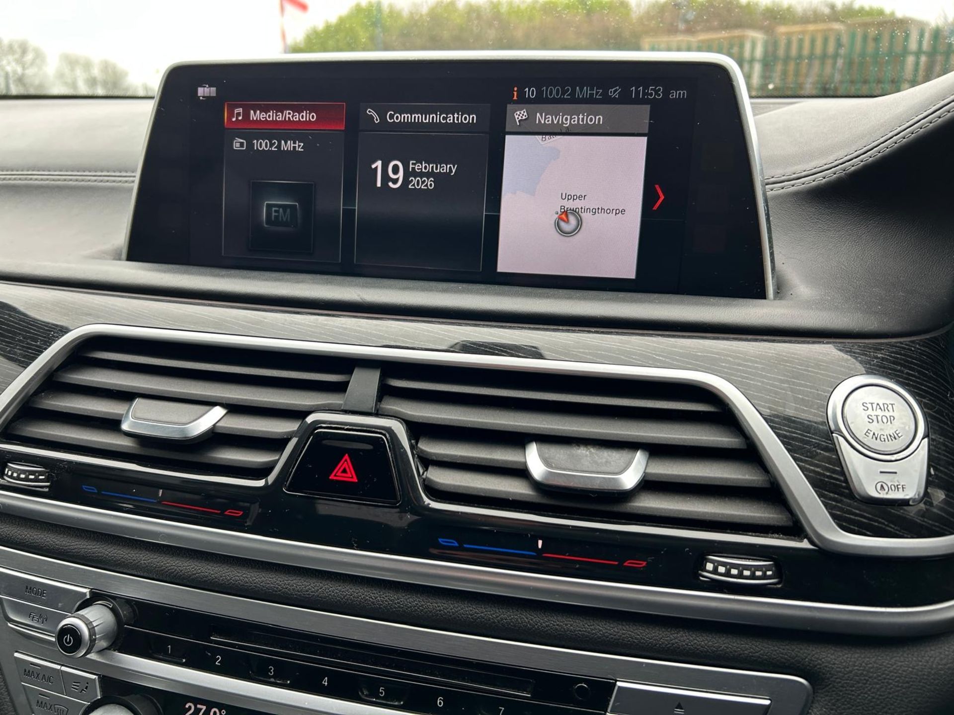 (RESERVE MET)BMW 730D M SPORT AUTO "SALOON" 2018 MODEL - LEATHER - SAT NAV- AIR CON - ONLY 65K MILES - Image 20 of 27