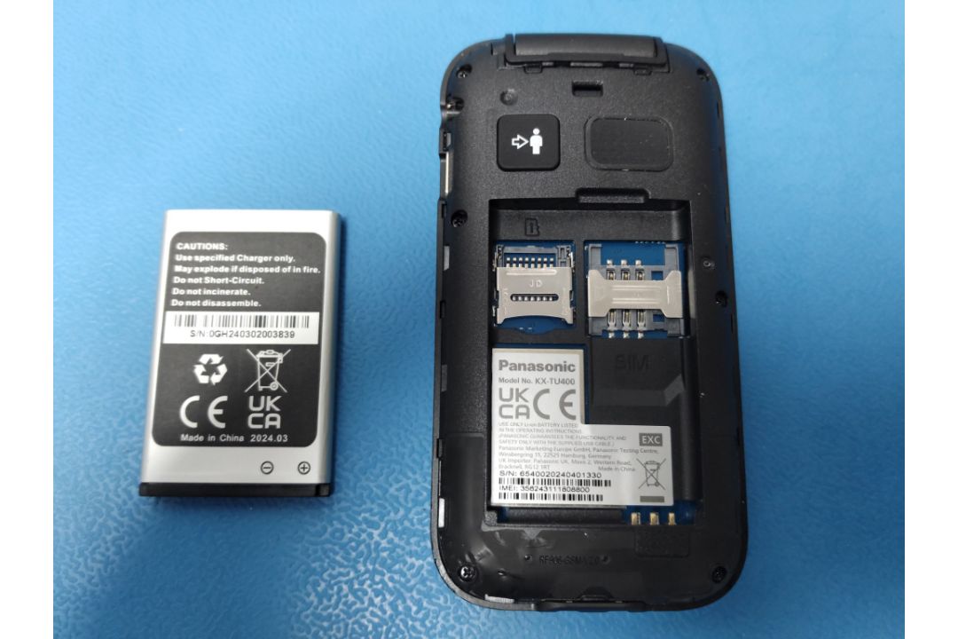 Panasonic KX-TU400EXC Basic Mobile Phone for Kids and Elderly – Sim-free & - RRP £49.99 (B08CHL597W) - Image 8 of 8