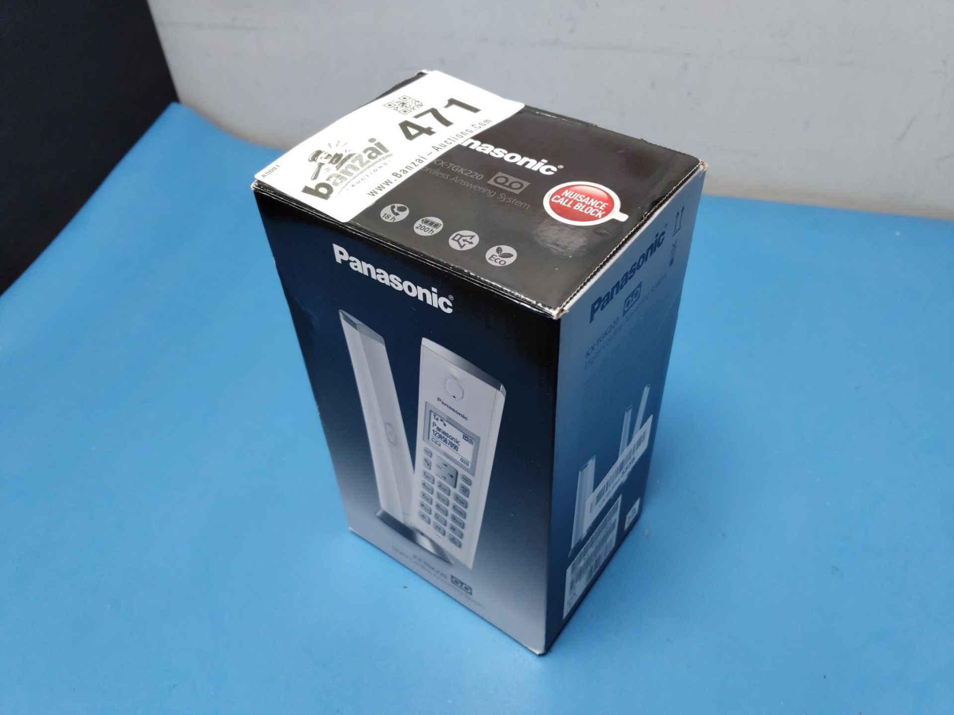 Panasonic KX-TGK220 Designer Cordless Phone, with answerphone, call blocke - RRP £54.99 (B07JKGDGDR) - Image 2 of 2
