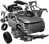Airfix QUICKBUILD Model Car Kit - J6053 Ford F-150 Raptor Grey Building Ki - RRP £16.95 (B0CZXQ3617)