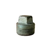 (28) Galvanized Square Head Plugs 1'' (UNUSED)