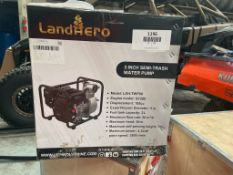 2026 Landhonor LDH-TWP80 3 inch Semi-Trash Water Pump (UNUSED)