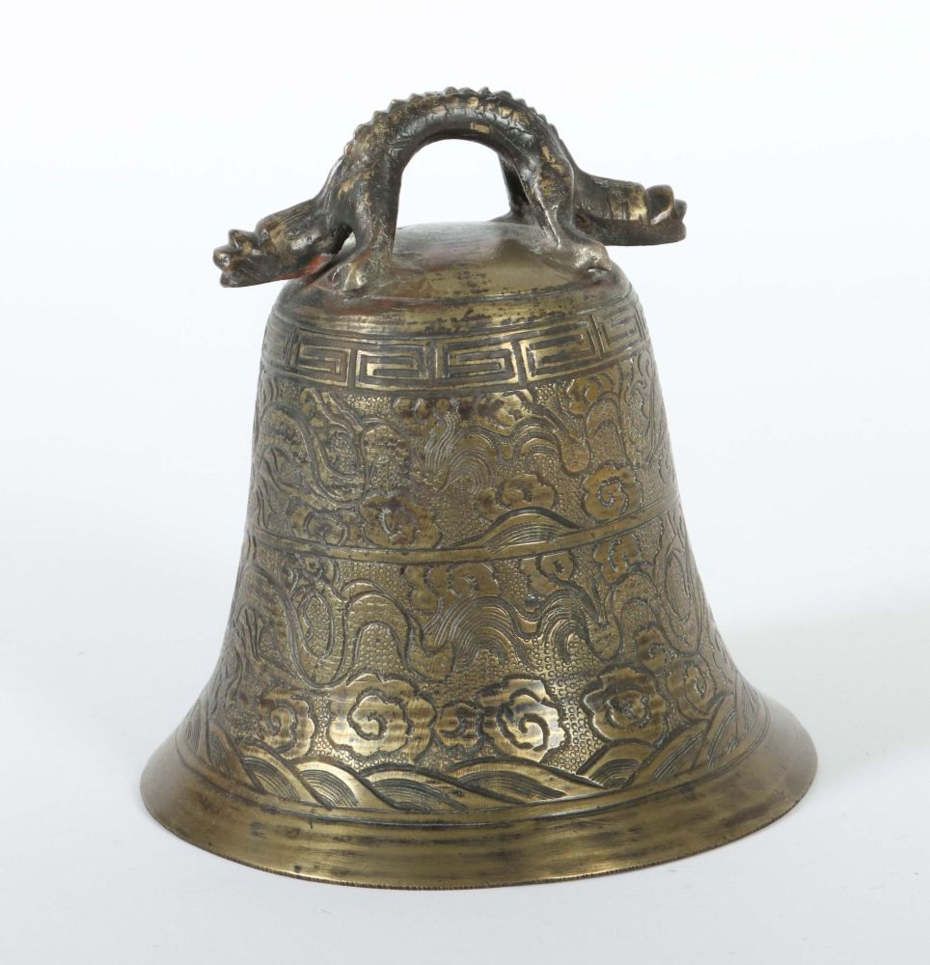Bronzeglocke China, 18./19. Jh., - Bild 2 aus 2