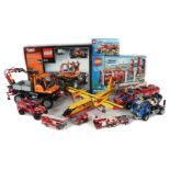 7 KFZ und 1 Flieger LEGO, Technik,