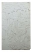 Guanyin-Bildnisrelief China, 20. Jh.,
