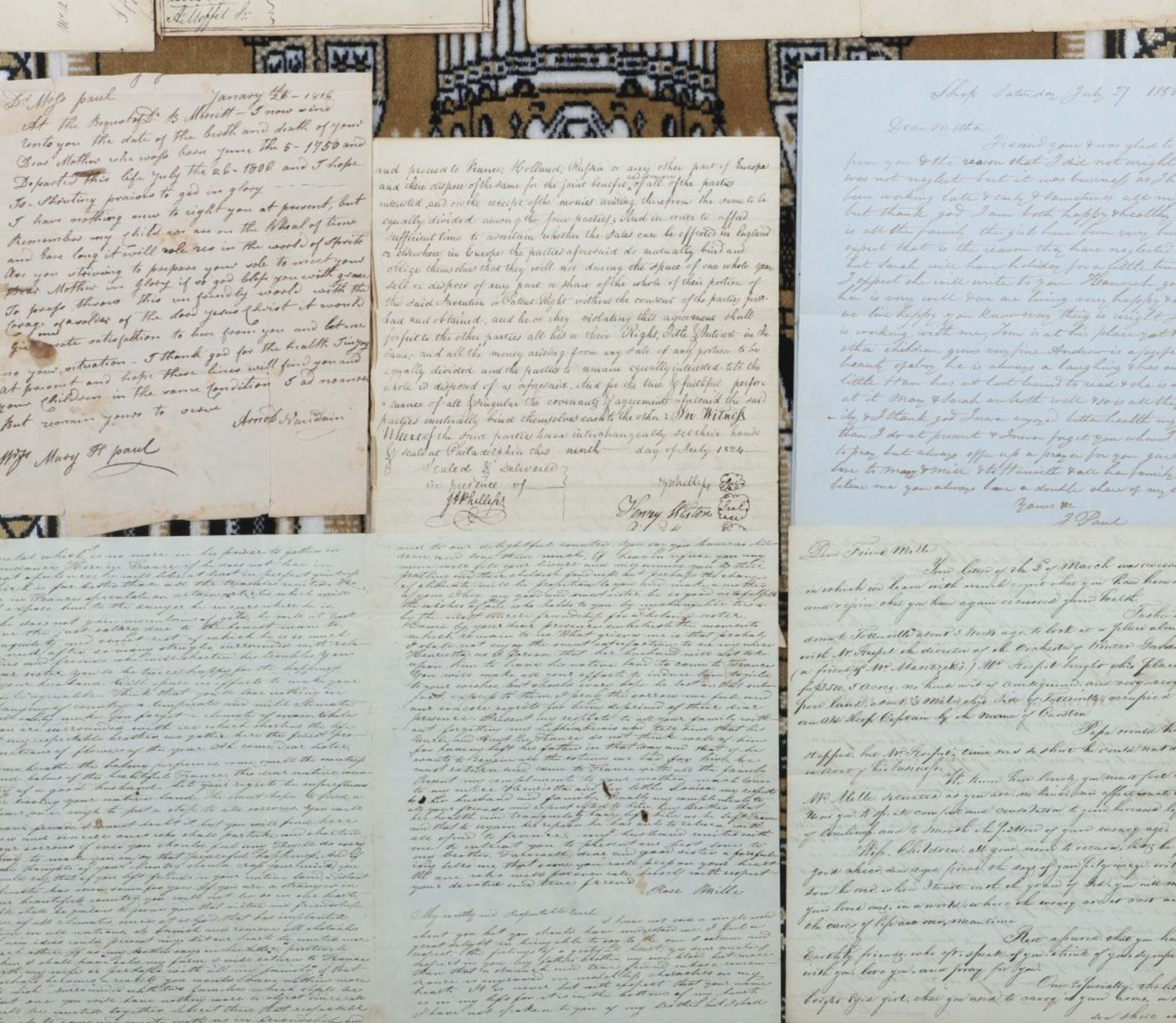 Reisepass & Briefe 19. Jh., Reisepass - Bild 4 aus 4