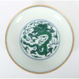 Schale mit Drachendekor China, 20.