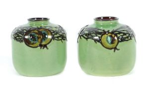 Paar Jugendstil-Vasen in der Art von