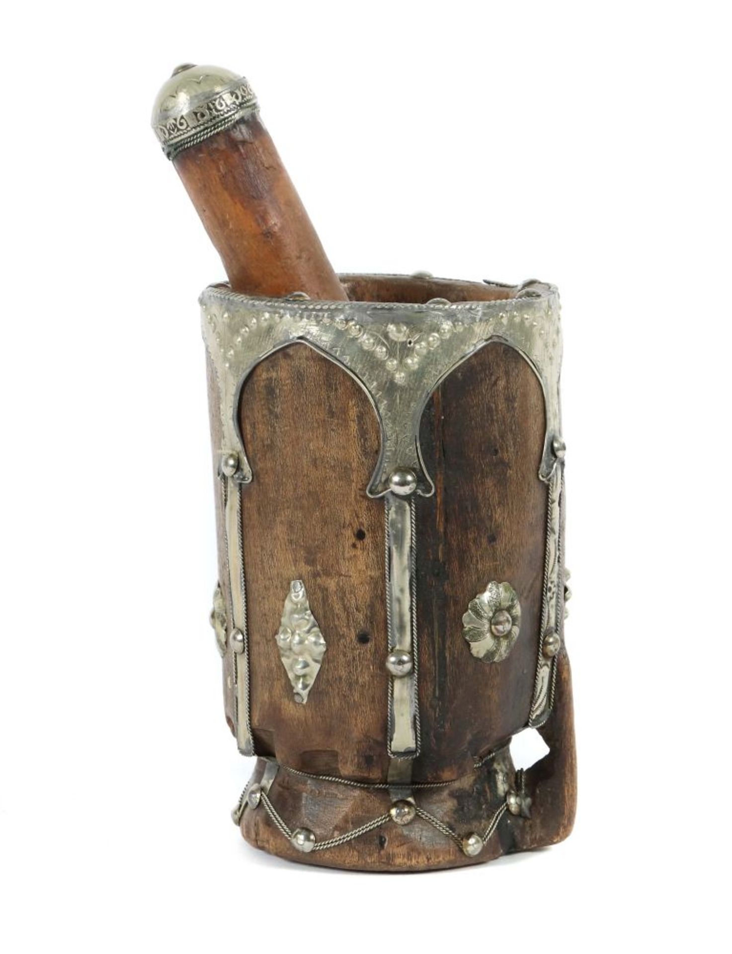 Holzmörser Marokko, 20. Jh.,