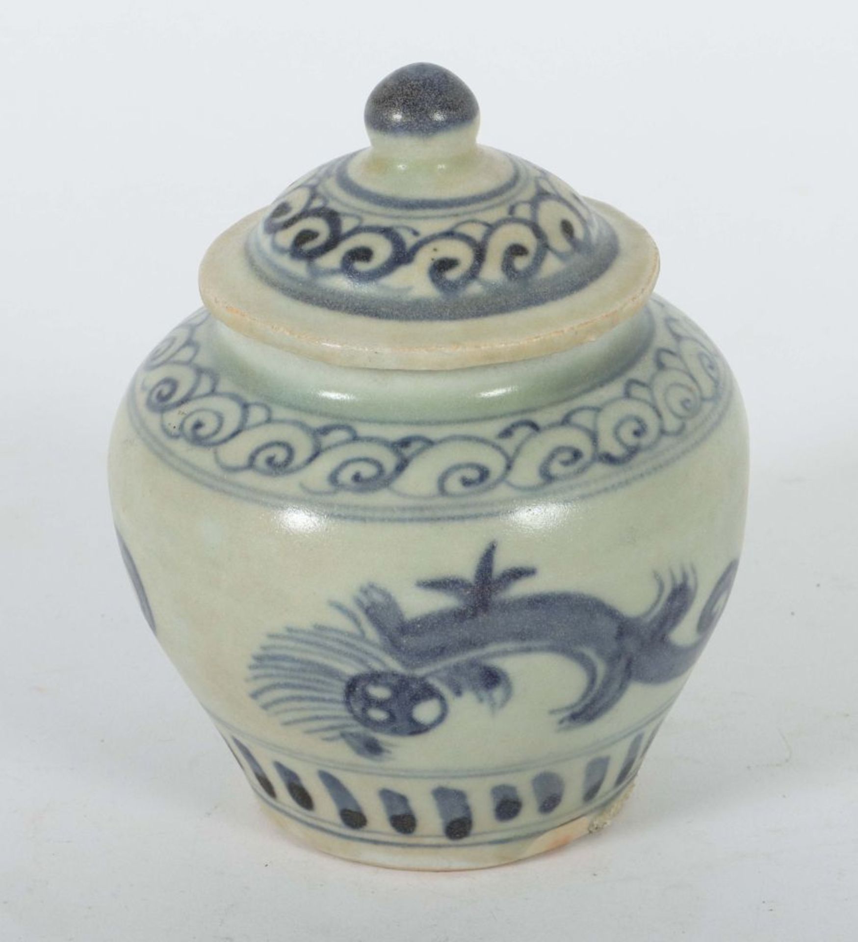 Kleine Deckelvase China, - Bild 2 aus 3