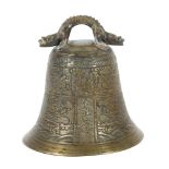 Bronzeglocke China, 18./19. Jh.,