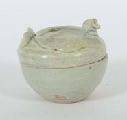 Deckeldose mit Ente China,