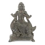 Guanyin China, 16./17. Jh., Bronze,