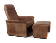 De Sede-Sessel mit Ottomane Schweiz,