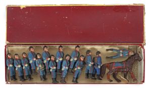 13 preussische Soldaten frühe, massive