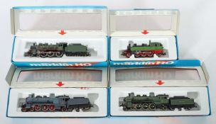 4 Dampflokomotiven Märklin, Spr H0,