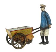 Gärtner mit Karre Ernst Paul Lehmann,