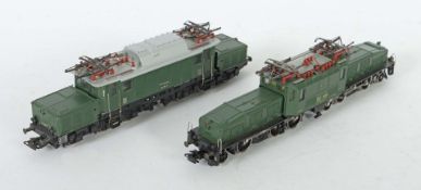 2 x E-Lok Märklin, Spur H0, 1 x 3022,