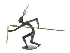 Krieger mit Schild und Speer Hagenauer