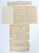 Bismarck, Otto von Eigenhändige