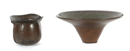 Zwei Vasen Rolf Overberg, Osnabrück,