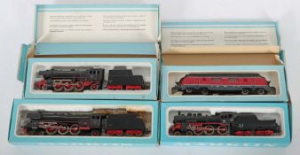 4 Lokomotiven Märklin, Spur H0, 1 x