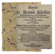 Schertzer, Johann Adam Beweiss, dass