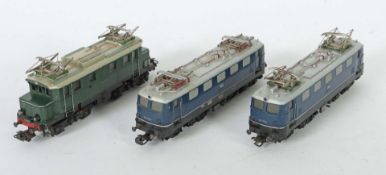 3 E-Loks Märklin, Spur H0, 1 x SET