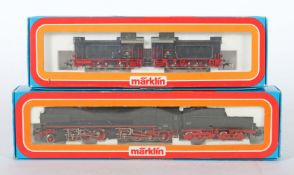 2 Lokomotiven Märklin, Spur H0, 3102,