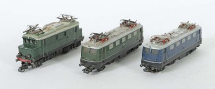 3 E-Loks Märklin, Spur H0, 1 x SET