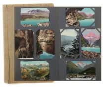 Postkartenalbum 1. Drittel 20. Jh.,