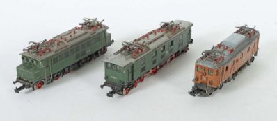 3 E-Lokomotiven Märklin, Spur H0,