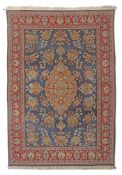 Kashan Persien, um 1980, Wolle auf