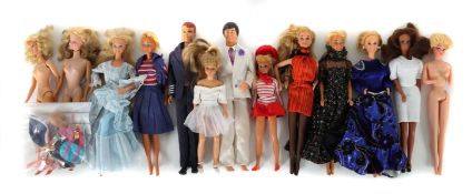 Konvolut Barbie-Puppen Mattel, 1980er