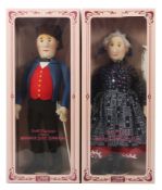 2 Filzpuppen Steiff, Replikas, 1 x