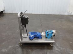 Stainless Steel Pump With ABB Motor And Stainless Steel Mobility Cart