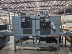 Outfeed conveyor 140 inches L x 18 inches W