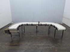 U-Shaped Plastic Mat-Top 225 inch x 23 inch Conveyor