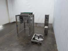 Diosna Stainless Steel Hopper with Bowl Claw, Load Cells, and Control Panel