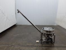 Stainless Steel Auger Conveyor With Product Hopper