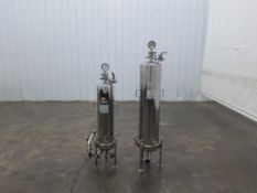 Lot Of Two Stainless Steel Optimum Filter Water Filters