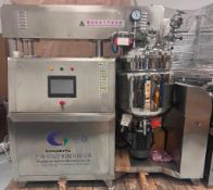 Guanyu Machinery 100L Emulsifier Mixer Vaccum Homogenizer for Cosmetics, Creams, and Lotions