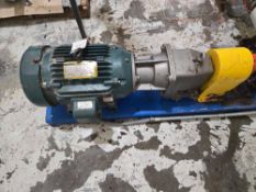 Roger Pumps Heavy Duty Helical Gear Pump with 10 Hp Motor