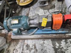 Roger Pumps Heavy Duty Helical Gear Pump with 10 Hp Motor