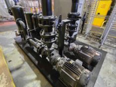 AEC Pump Skid w/ (2) 20 HP Pumps