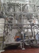 (3) Dry Ingredient Hoppers with Frame