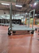 5 Pan Carts on Wheels