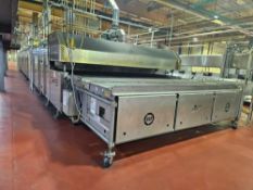 2021 Babbco 90 Ft. Direct Fired Tunnel Oven with Loader and Unloader