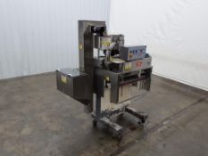 Kaps All BA-6 Inline Overcapper Lidder with Dual Gripper Belts, Hopper, Bowl & Cleated Feeder