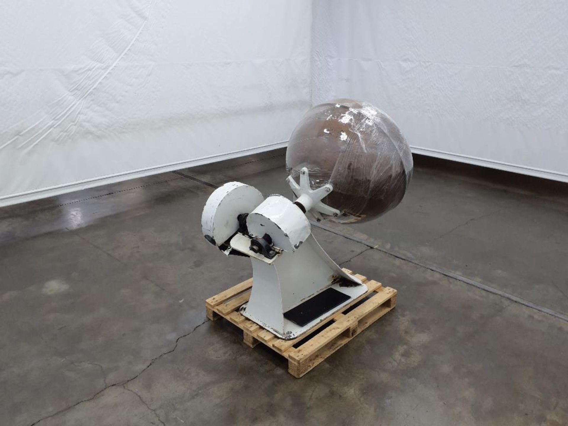 38" Diameter Copper Candy Coating Drums with Motor - Image 3 of 19